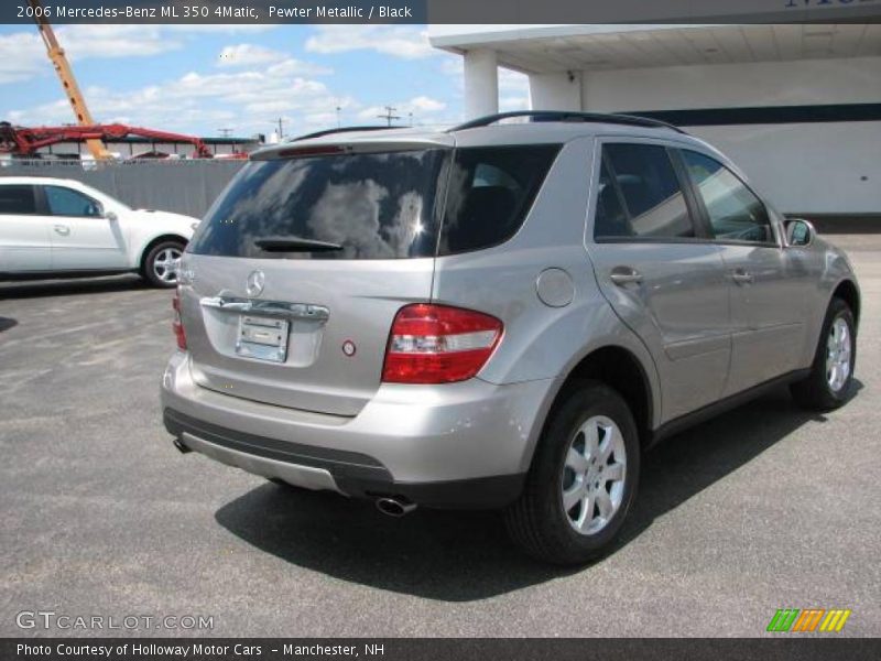 Pewter Metallic / Black 2006 Mercedes-Benz ML 350 4Matic