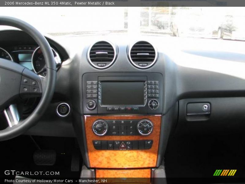 Pewter Metallic / Black 2006 Mercedes-Benz ML 350 4Matic