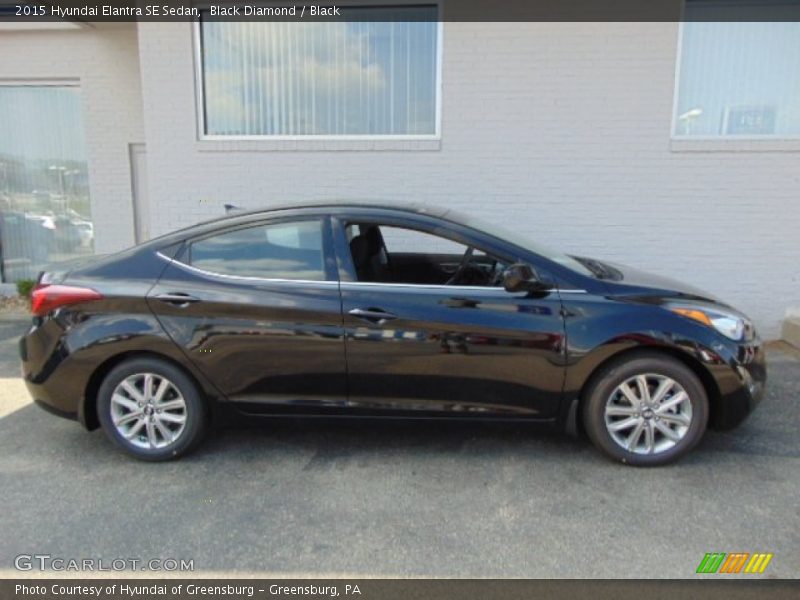 Black Diamond / Black 2015 Hyundai Elantra SE Sedan
