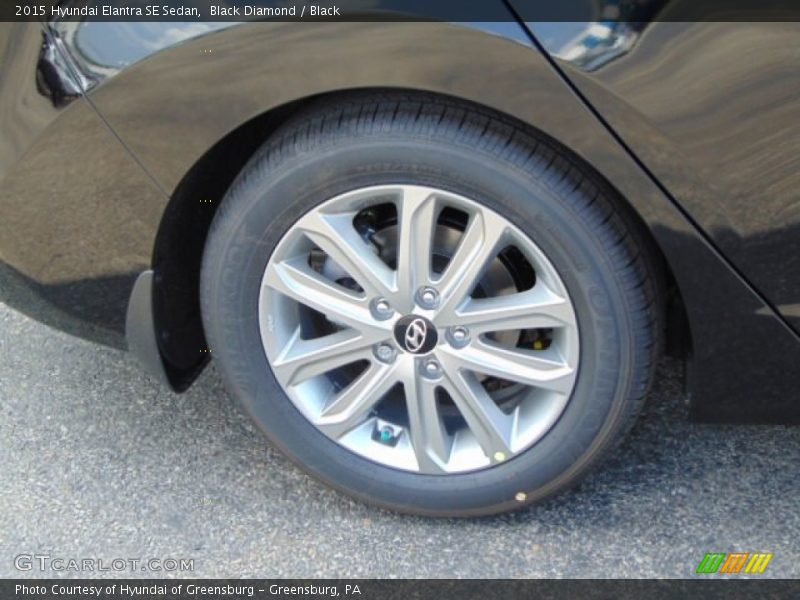 Black Diamond / Black 2015 Hyundai Elantra SE Sedan