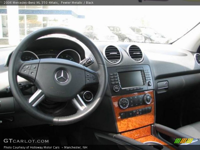 Pewter Metallic / Black 2006 Mercedes-Benz ML 350 4Matic