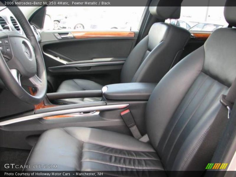 Pewter Metallic / Black 2006 Mercedes-Benz ML 350 4Matic