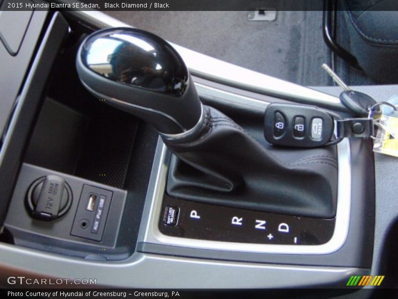 Black Diamond / Black 2015 Hyundai Elantra SE Sedan