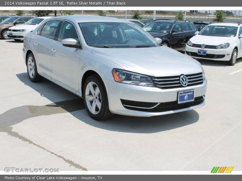 Reflex Silver Metallic / Titan Black 2014 Volkswagen Passat 1.8T SE