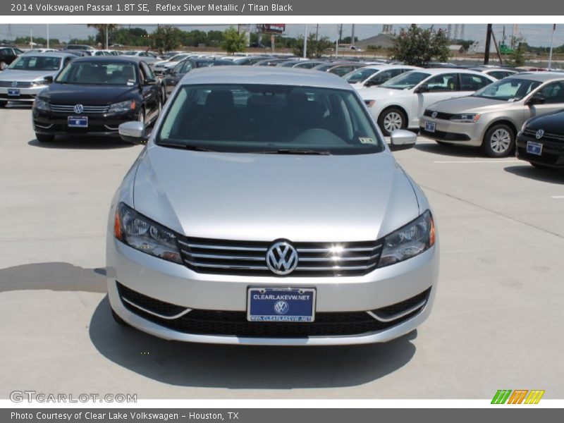 Reflex Silver Metallic / Titan Black 2014 Volkswagen Passat 1.8T SE