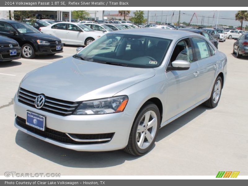 Reflex Silver Metallic / Titan Black 2014 Volkswagen Passat 1.8T SE