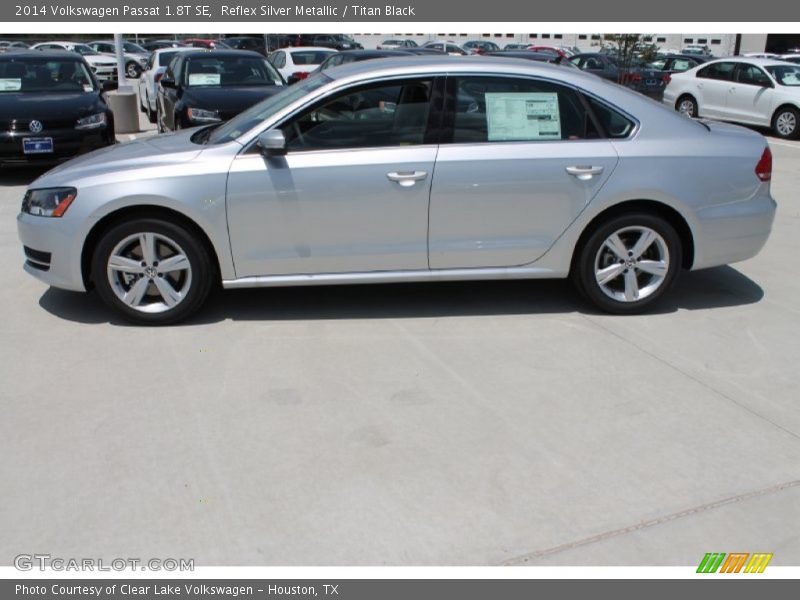 Reflex Silver Metallic / Titan Black 2014 Volkswagen Passat 1.8T SE