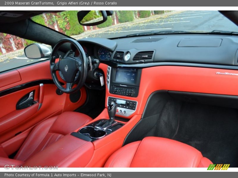 Grigio Alfieri (Grey) / Rosso Corallo 2009 Maserati GranTurismo