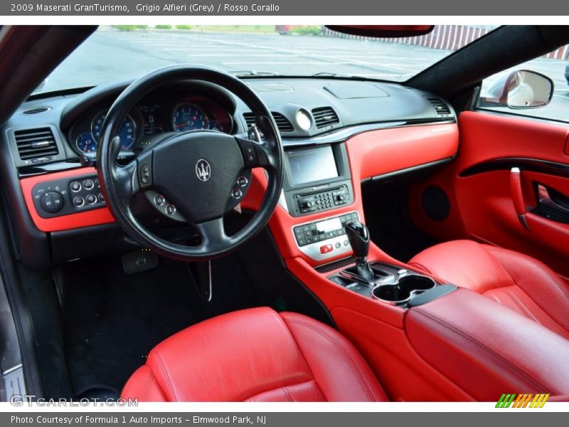 Grigio Alfieri (Grey) / Rosso Corallo 2009 Maserati GranTurismo