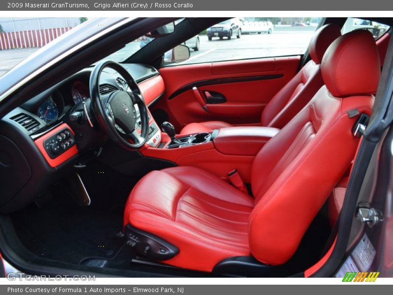 Grigio Alfieri (Grey) / Rosso Corallo 2009 Maserati GranTurismo