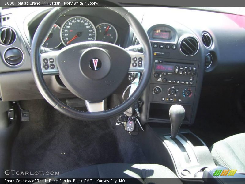 Ivory White / Ebony 2008 Pontiac Grand Prix Sedan