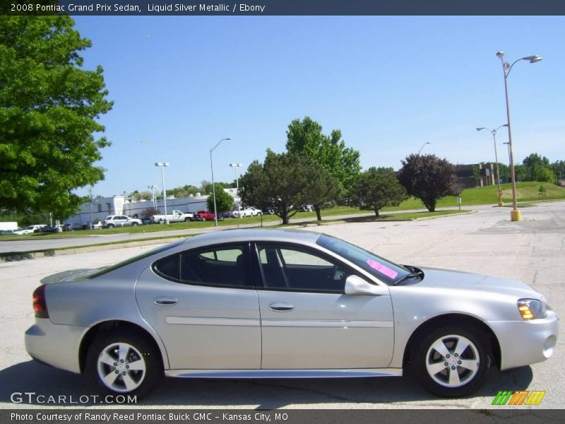 Liquid Silver Metallic / Ebony 2008 Pontiac Grand Prix Sedan