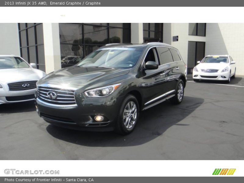 Emerald Graphite / Graphite 2013 Infiniti JX 35 AWD