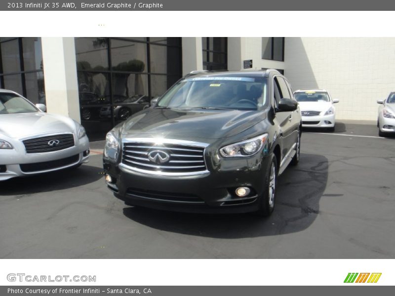 Emerald Graphite / Graphite 2013 Infiniti JX 35 AWD