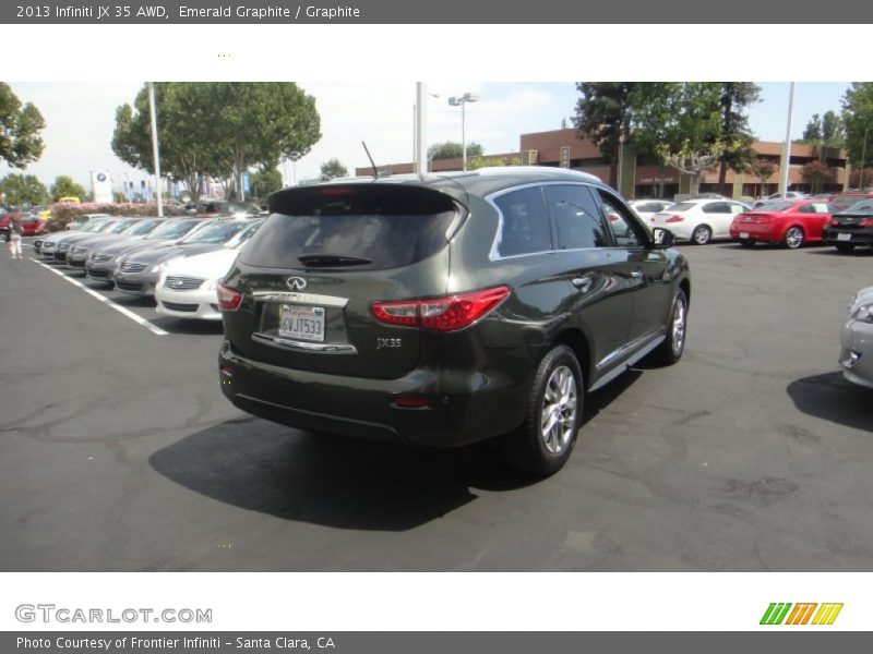 Emerald Graphite / Graphite 2013 Infiniti JX 35 AWD