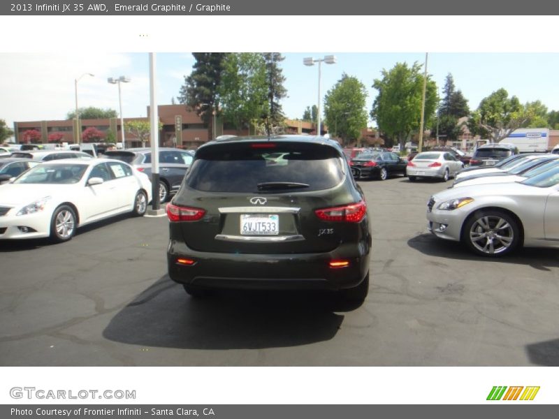 Emerald Graphite / Graphite 2013 Infiniti JX 35 AWD