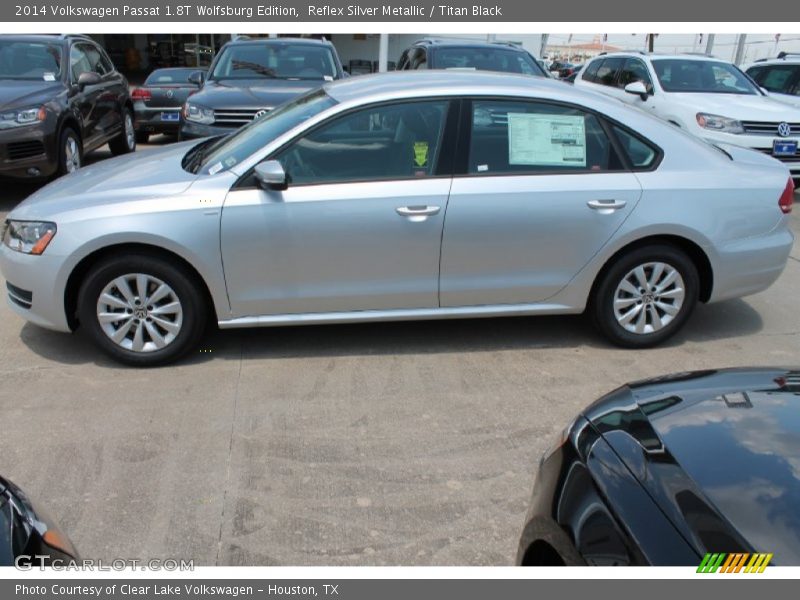 Reflex Silver Metallic / Titan Black 2014 Volkswagen Passat 1.8T Wolfsburg Edition
