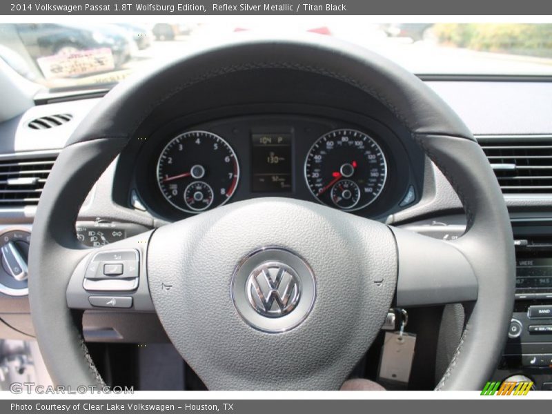 Reflex Silver Metallic / Titan Black 2014 Volkswagen Passat 1.8T Wolfsburg Edition
