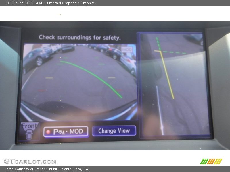 Emerald Graphite / Graphite 2013 Infiniti JX 35 AWD