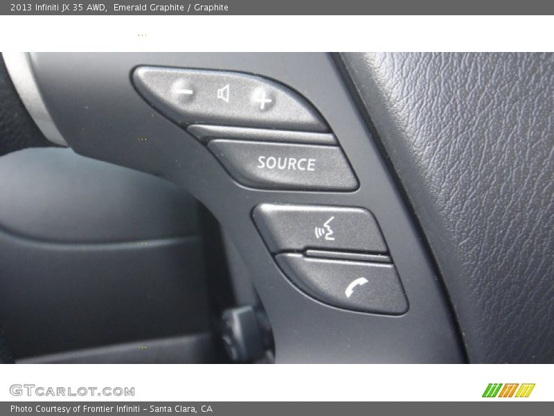 Emerald Graphite / Graphite 2013 Infiniti JX 35 AWD