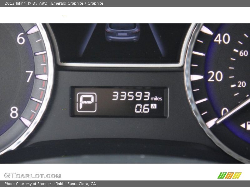 Emerald Graphite / Graphite 2013 Infiniti JX 35 AWD