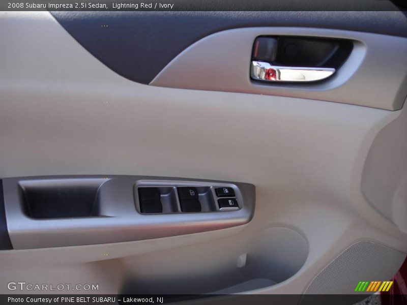 Lightning Red / Ivory 2008 Subaru Impreza 2.5i Sedan
