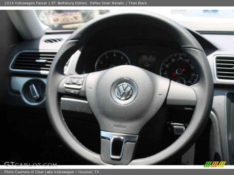 Reflex Silver Metallic / Titan Black 2014 Volkswagen Passat 1.8T Wolfsburg Edition