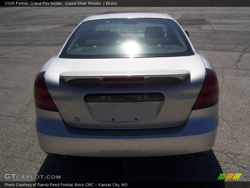 Liquid Silver Metallic / Ebony 2008 Pontiac Grand Prix Sedan