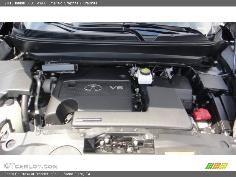 Emerald Graphite / Graphite 2013 Infiniti JX 35 AWD