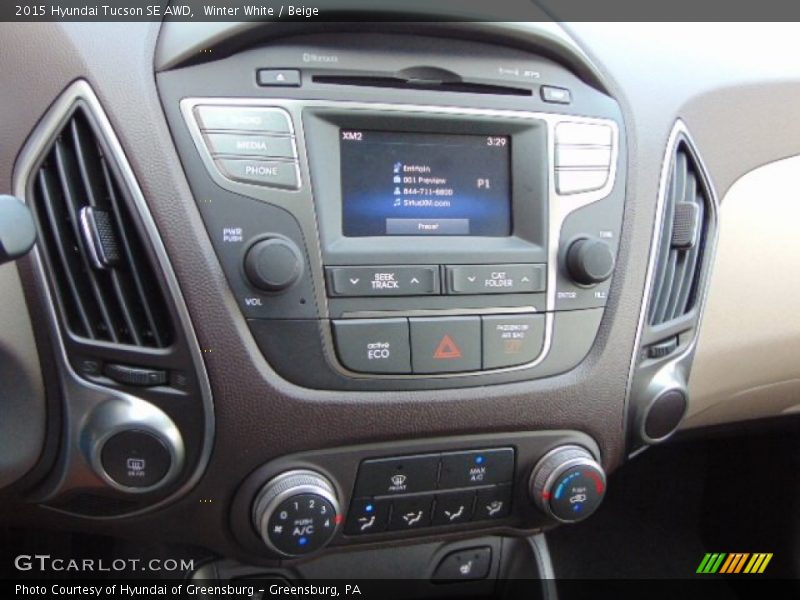 Controls of 2015 Tucson SE AWD