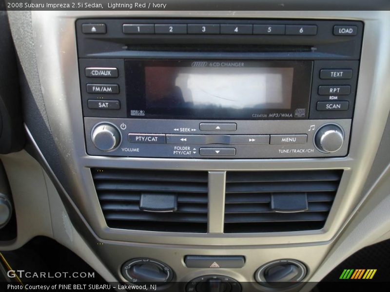Lightning Red / Ivory 2008 Subaru Impreza 2.5i Sedan