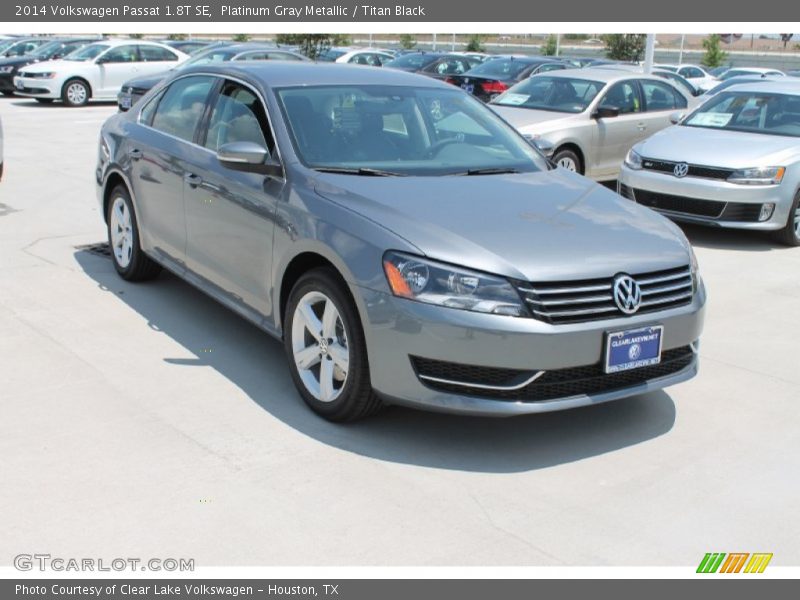 Platinum Gray Metallic / Titan Black 2014 Volkswagen Passat 1.8T SE