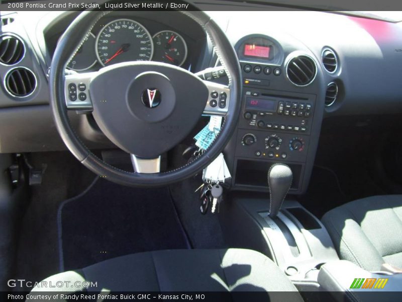 Liquid Silver Metallic / Ebony 2008 Pontiac Grand Prix Sedan