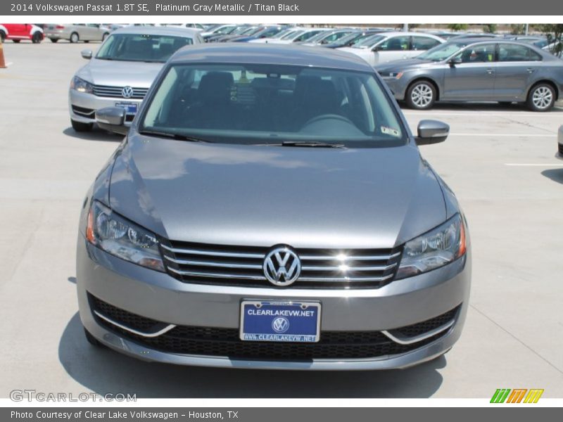 Platinum Gray Metallic / Titan Black 2014 Volkswagen Passat 1.8T SE
