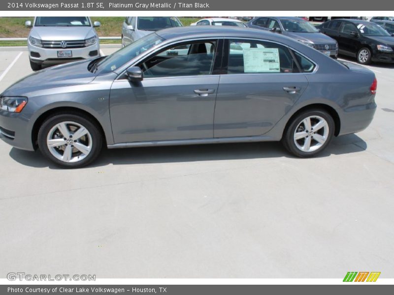 Platinum Gray Metallic / Titan Black 2014 Volkswagen Passat 1.8T SE