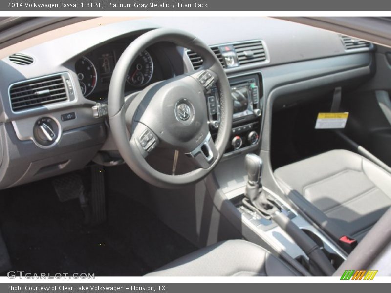 Platinum Gray Metallic / Titan Black 2014 Volkswagen Passat 1.8T SE