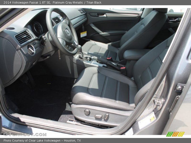 Platinum Gray Metallic / Titan Black 2014 Volkswagen Passat 1.8T SE