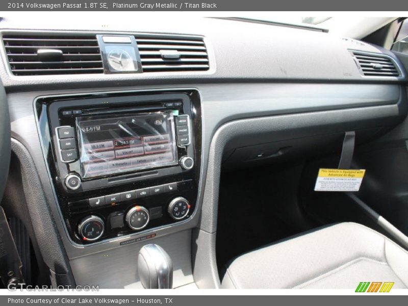 Platinum Gray Metallic / Titan Black 2014 Volkswagen Passat 1.8T SE