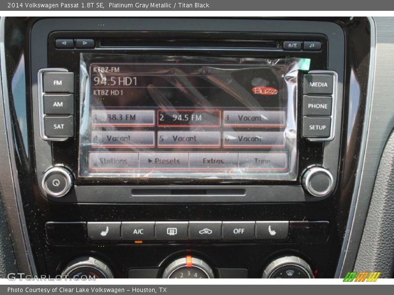 Platinum Gray Metallic / Titan Black 2014 Volkswagen Passat 1.8T SE