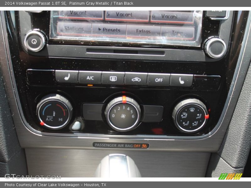 Platinum Gray Metallic / Titan Black 2014 Volkswagen Passat 1.8T SE