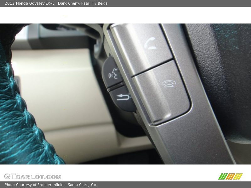 Dark Cherry Pearl II / Beige 2012 Honda Odyssey EX-L