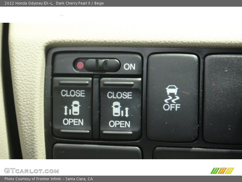 Dark Cherry Pearl II / Beige 2012 Honda Odyssey EX-L