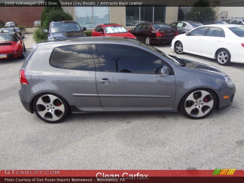 United Grey Metallic / Anthracite Black Leather 2009 Volkswagen GTI 2 Door