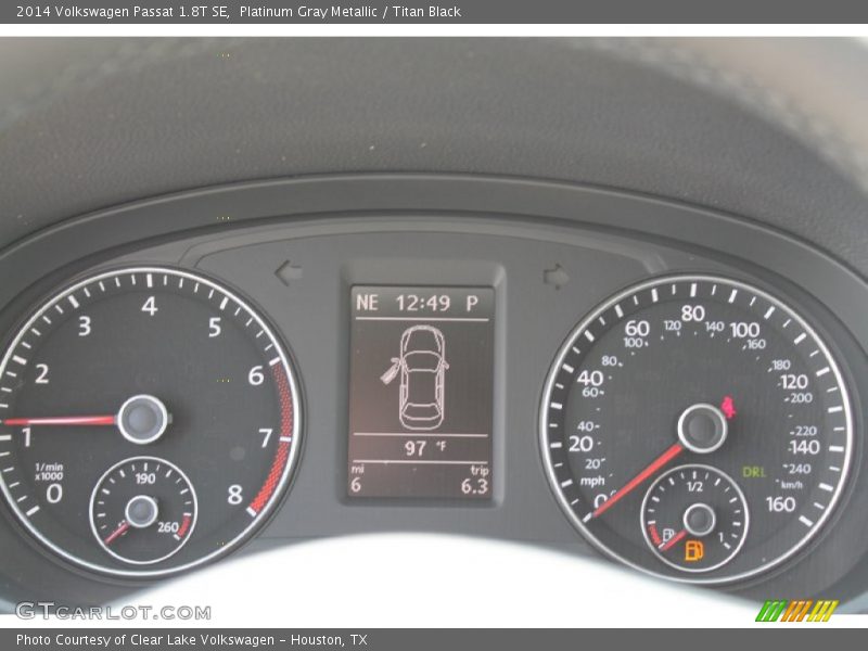 Platinum Gray Metallic / Titan Black 2014 Volkswagen Passat 1.8T SE