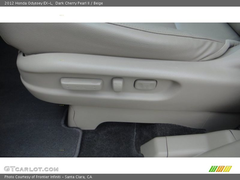 Dark Cherry Pearl II / Beige 2012 Honda Odyssey EX-L