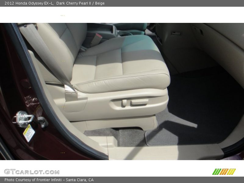 Dark Cherry Pearl II / Beige 2012 Honda Odyssey EX-L