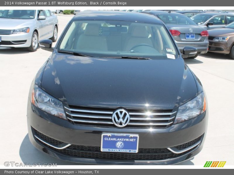 Black / Cornsilk Beige 2014 Volkswagen Passat 1.8T Wolfsburg Edition