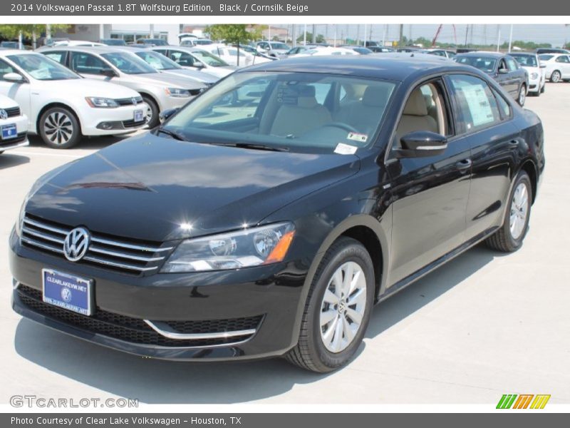 Black / Cornsilk Beige 2014 Volkswagen Passat 1.8T Wolfsburg Edition