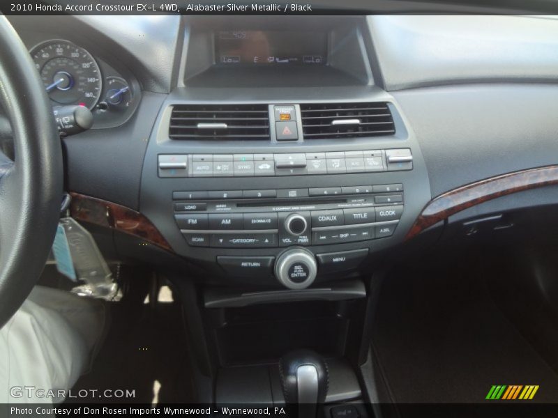 Alabaster Silver Metallic / Black 2010 Honda Accord Crosstour EX-L 4WD