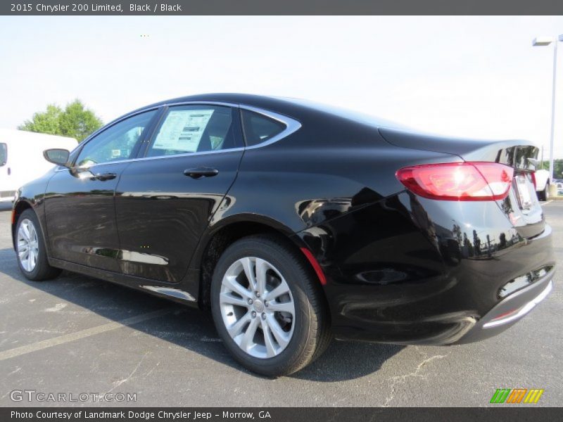Black / Black 2015 Chrysler 200 Limited